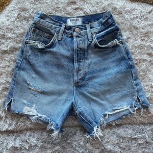 Agolde Highwaist Denim Shorts Size 23